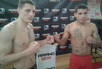 Gil ante el uruguayo Chaparro en el fondo del 27/8