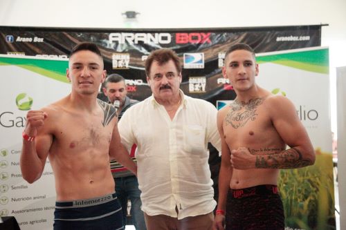 Acevedo y Montesino se vieron las caras en el pesaje.